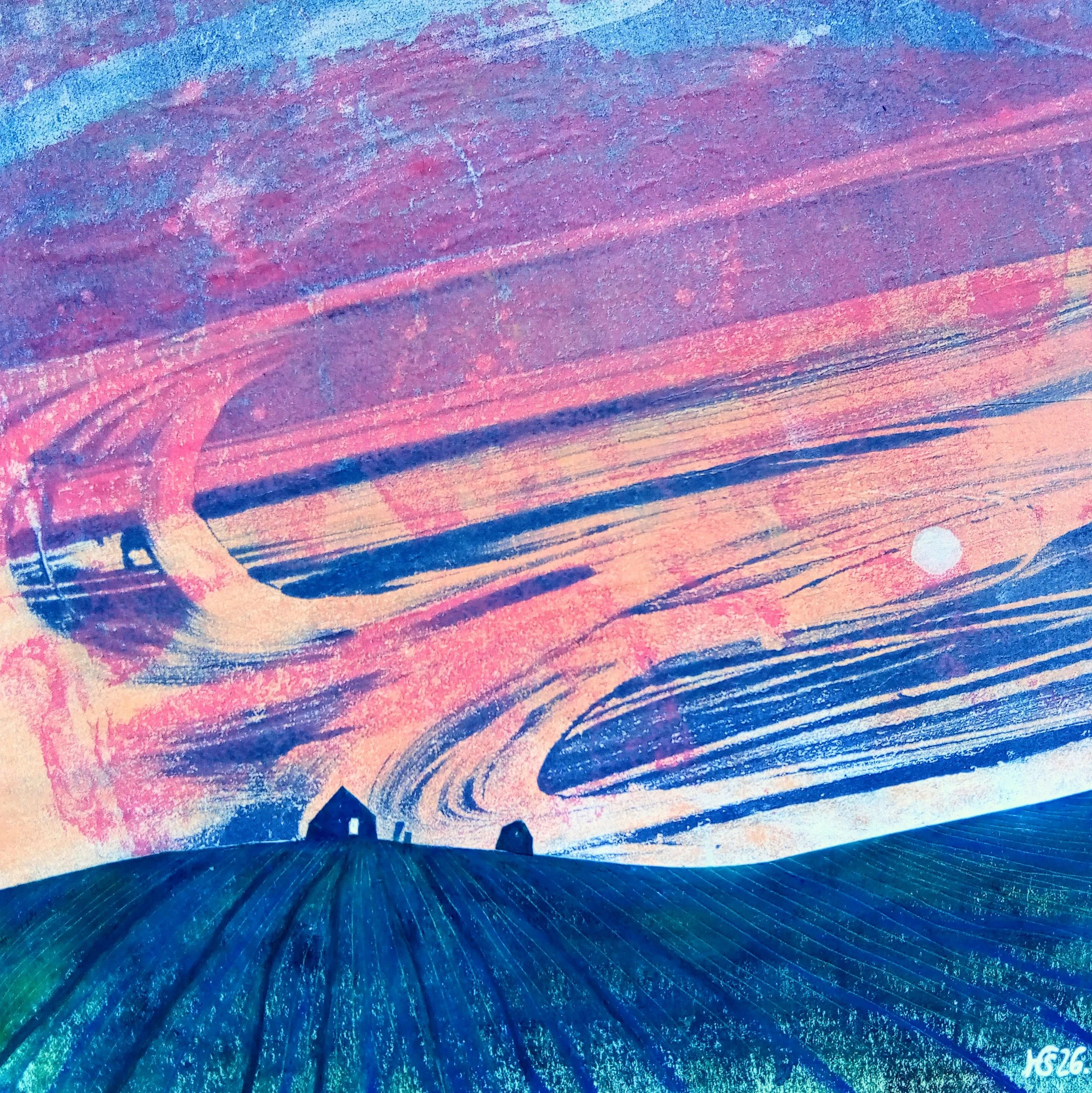 Monotype series, creating a  framework for an artistic practice.