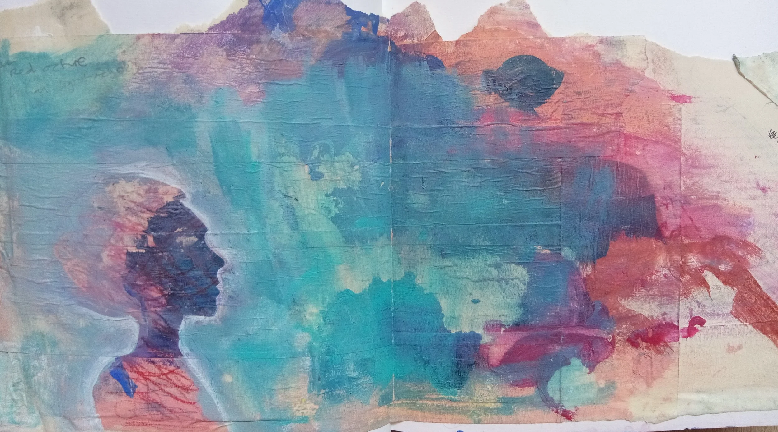 Coincidental background vibe from my palette