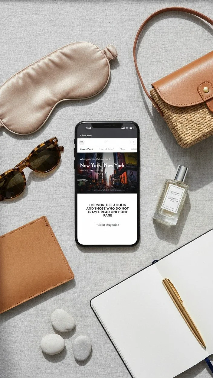 he Sunday energy we carry into every journey: ease, intention, and presence. Travel rituals are the small ways we honor the experience&mdash;whether it&rsquo;s journaling on the flight or choosing a partner like elsewhere. who makes every step seamle