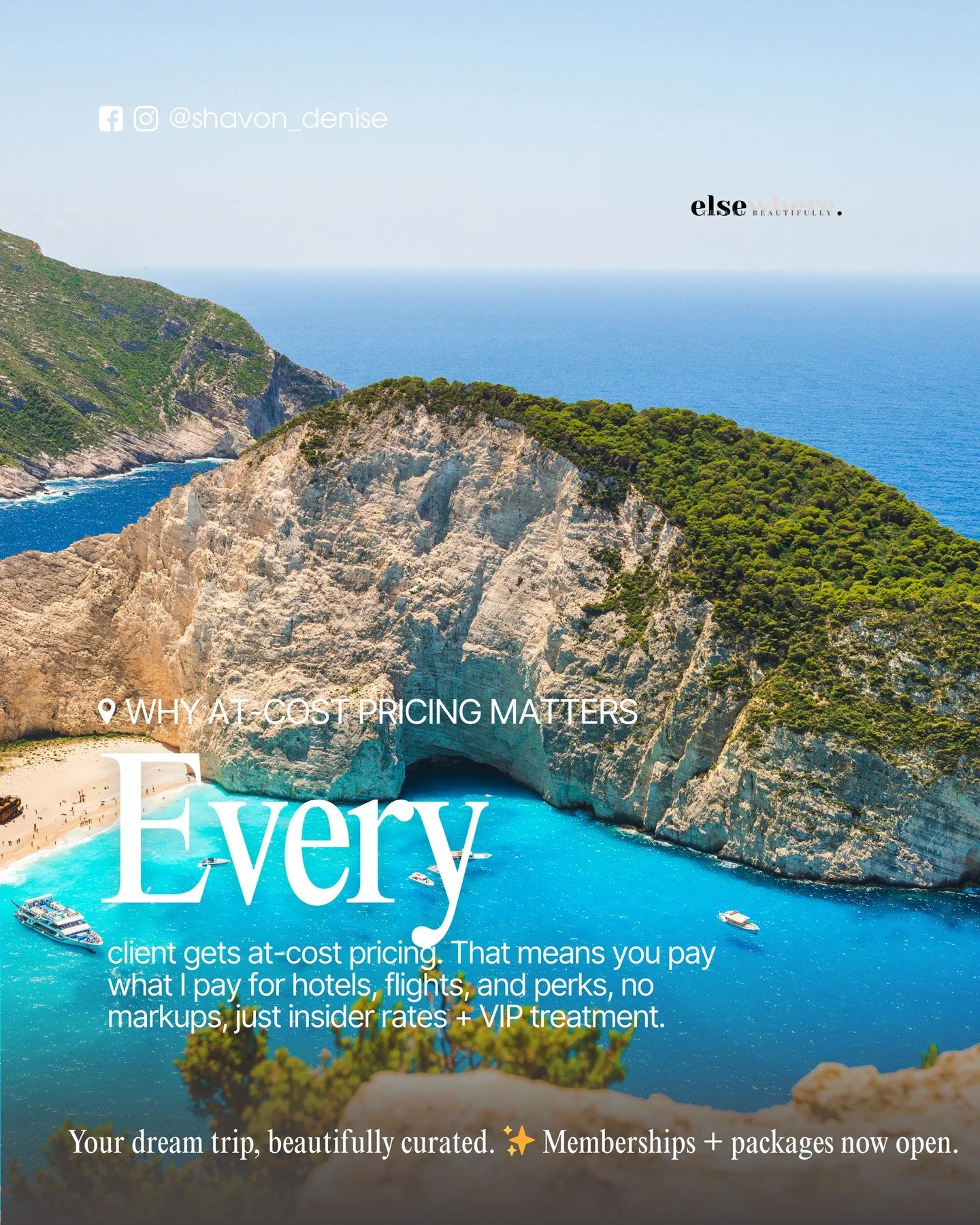 ✨ Welcome to elsewhere. &mdash; my world of intentional travel, ease, and beauty.

I believe luxury isn&rsquo;t about status &mdash; it&rsquo;s about feeling safe, seen, and cared for. Through elsewhere., I curate travel experiences that blend elegan