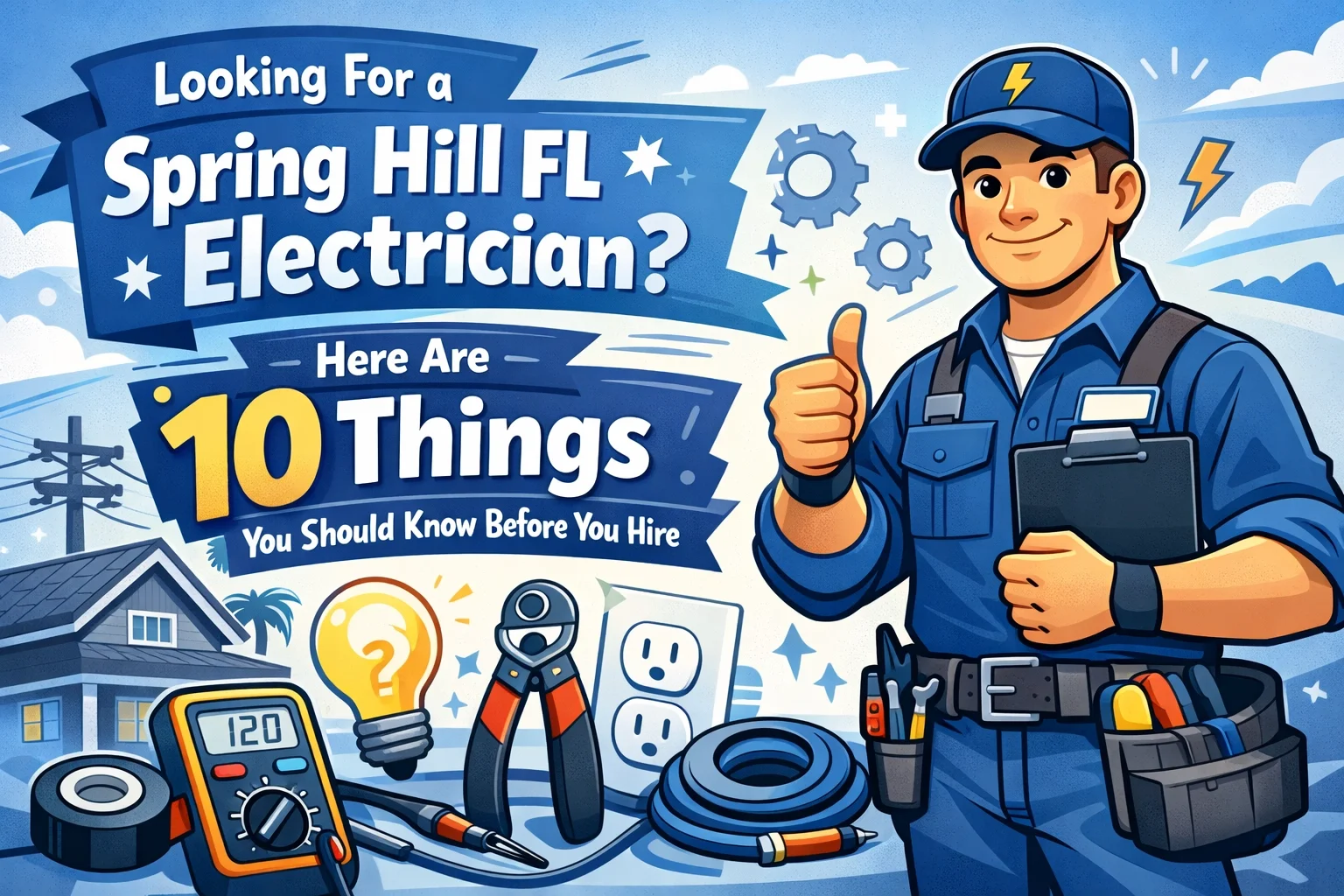 Looking For a Spring Hill FL Electrician? Here Are 10 Things You Should Know Before You Hire 