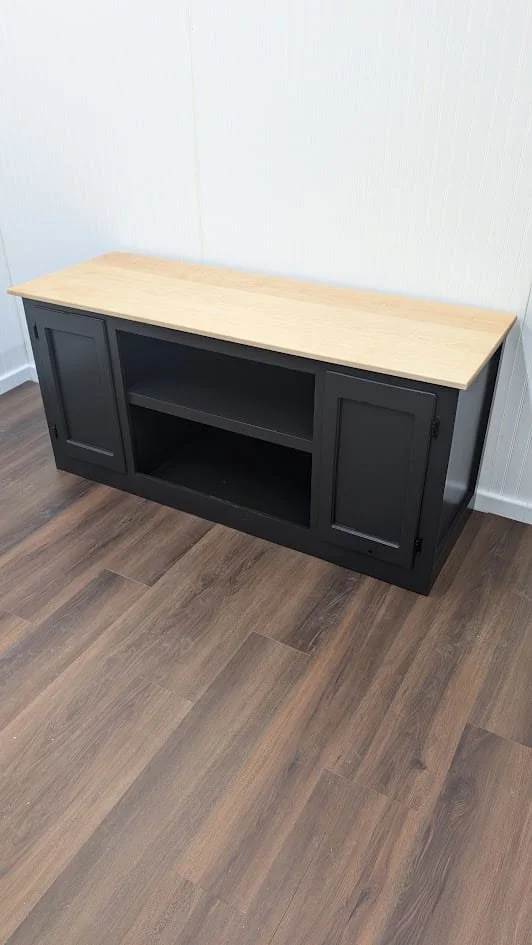 Entertainment Center with Cherry Top