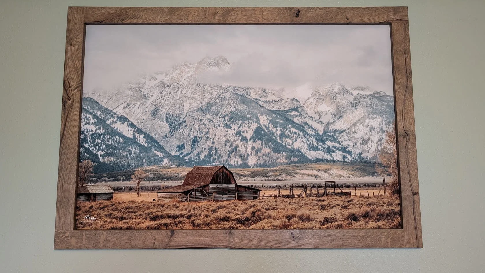 Quarter-Sawn White Oak Picture Frame