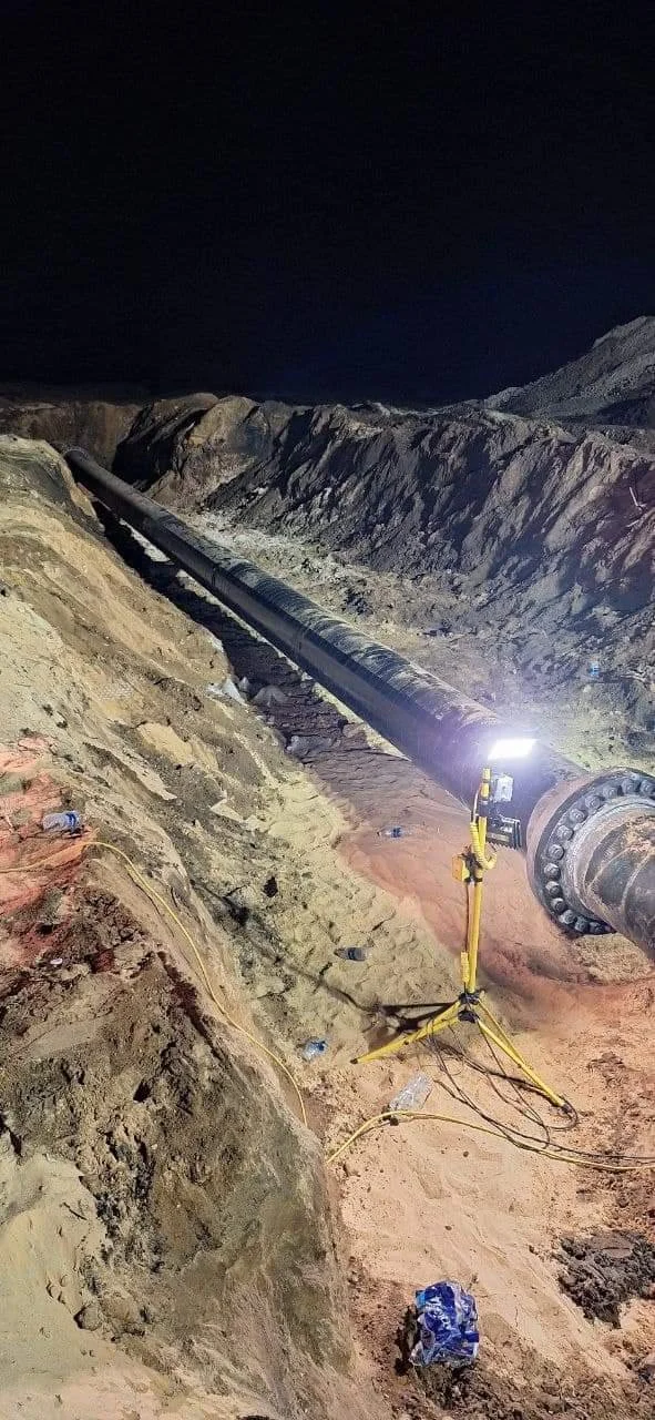 Fire in the Zagout pipline which fueling the Es Sider terminal shore tanks