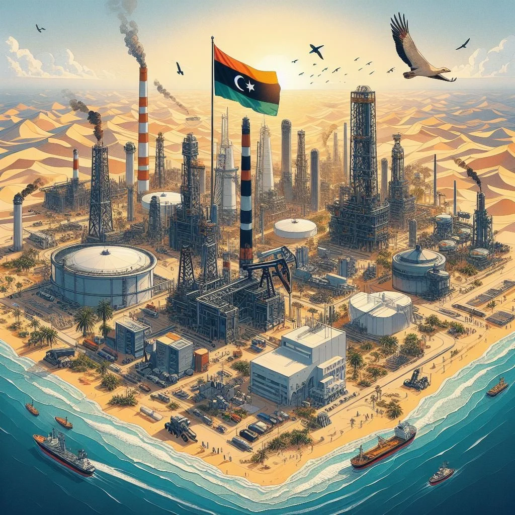 The Production of Crude Oil in Libya