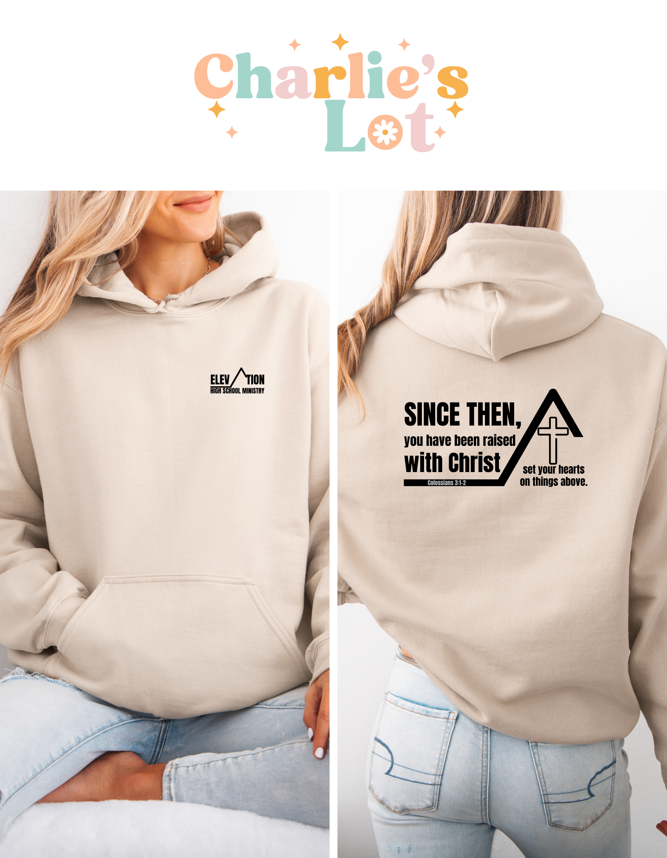 Elevation Ministry Apparel: Since Then, You Have Been Raised With Christ