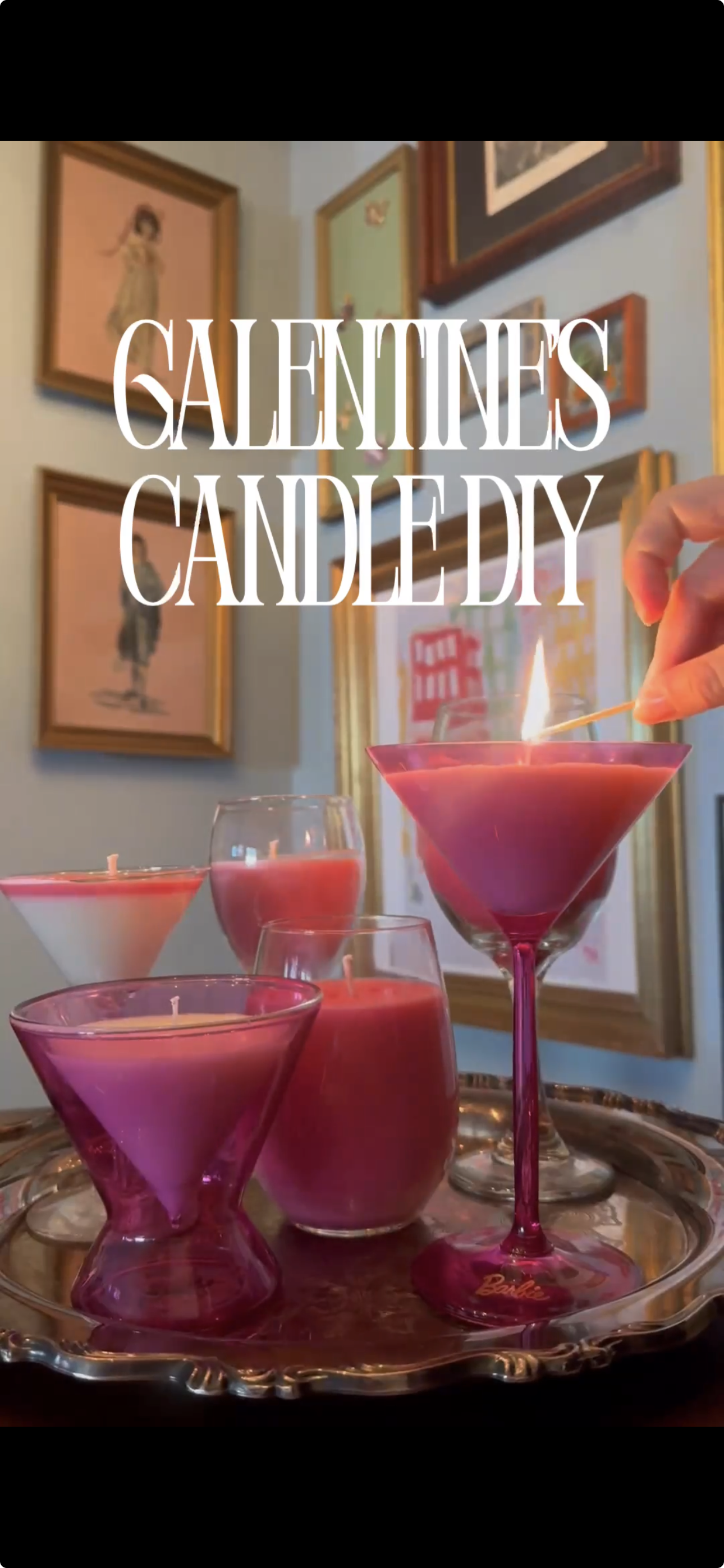 Galentine’s Day Candles 