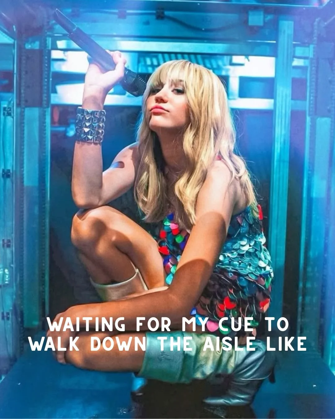 20 years later &amp; Hannah is still a total vibe 🪩🎤🪩

#hannahmontana #mileycryus #weddingmemes  #disneyplus #stcyrsoirees