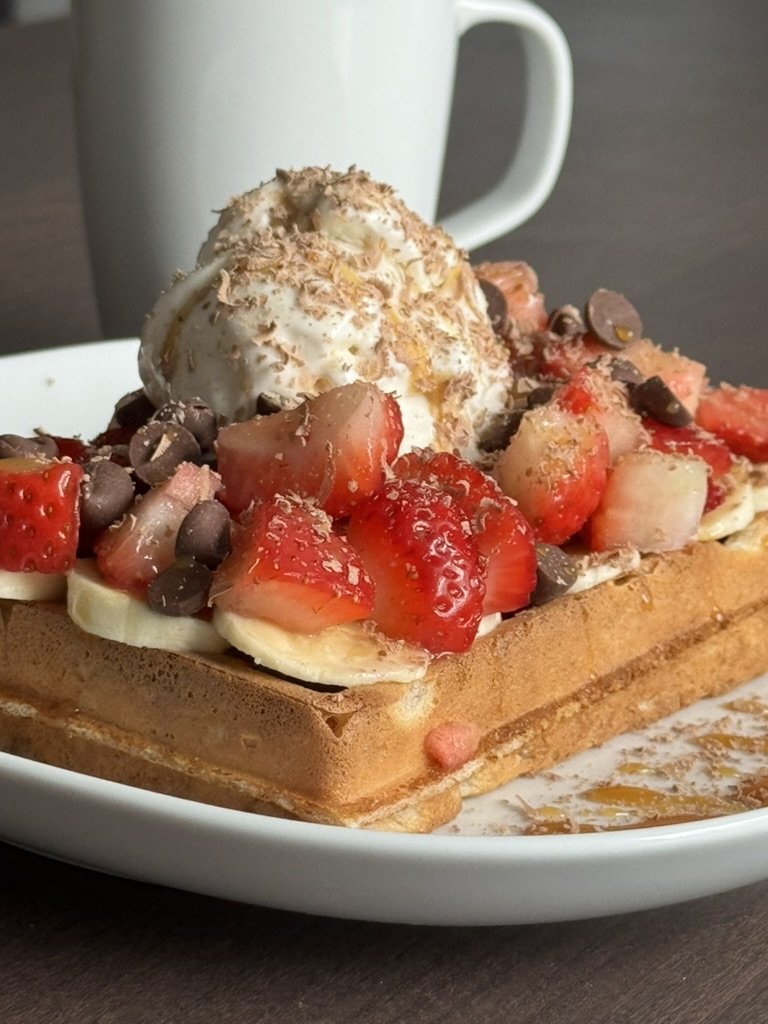 🍫 Choco Caramel Waffle