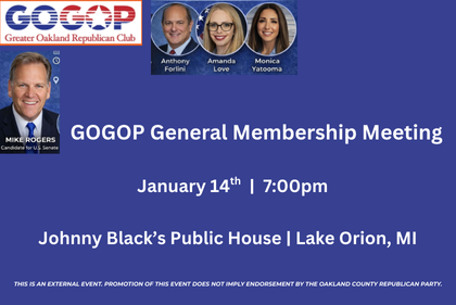GOGOP General Mambership Meeting