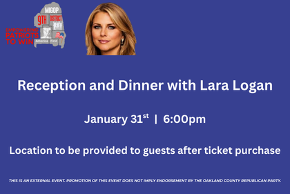 Reception and Dinner with Lara Logan