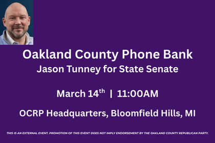 Jason Tunney for State Senate - Phone Bank