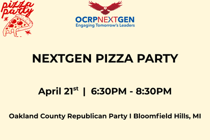 OCRP NEXTGEN Pizza Party