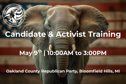 OCRP Candidate &amp; Activist Training - Republican &amp; Republican Endorsed Candidates