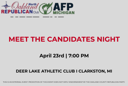 Meet the Candidates Night - NORC and AFP Michigan