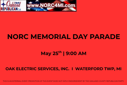 NORC Memorial Day Parade