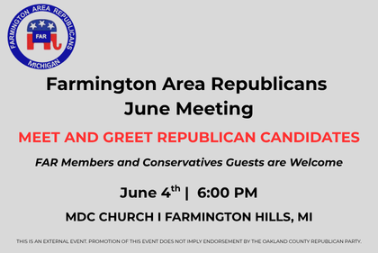 Farmington Area Republicans June Meeting