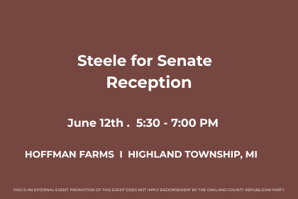 Steele for Senate Reception
