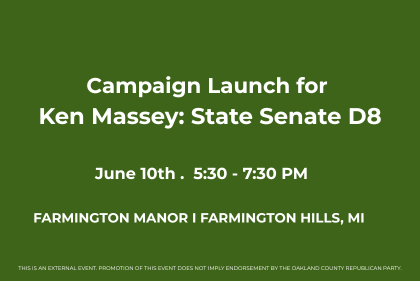Ken Massey Campaign Launch