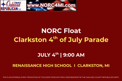 NORC Float - Clarkston 4th of July Parade