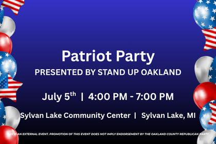 Patriot Party - presented by Stand Up Oakland