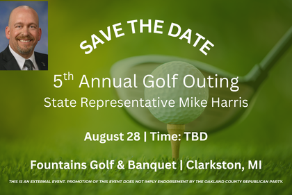 Mike Harris Golf Outing - Save the Date