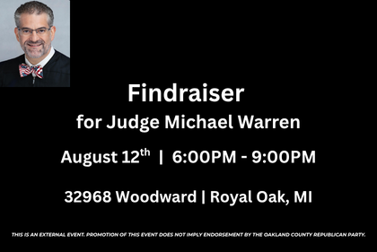 Fundraiser for Judge Michael Warren