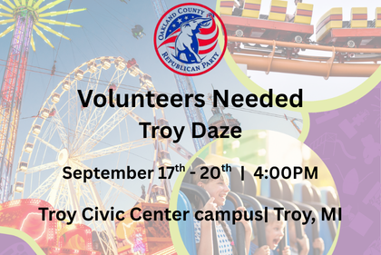 Volunteers Needed - Troy Daze