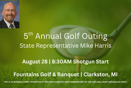 Mike Harris Golf Outing - Save the Date
