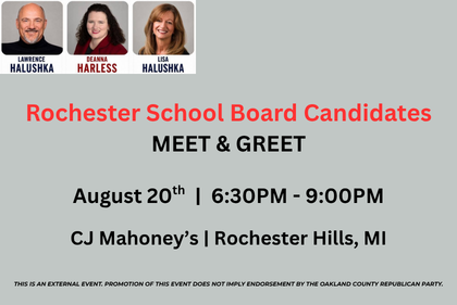 Rochester School Board Candidates - Meet & Greet