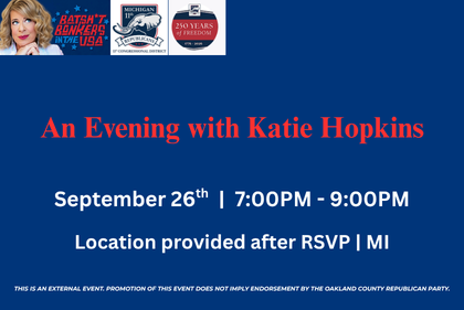 An Evening with Katie Hopkins