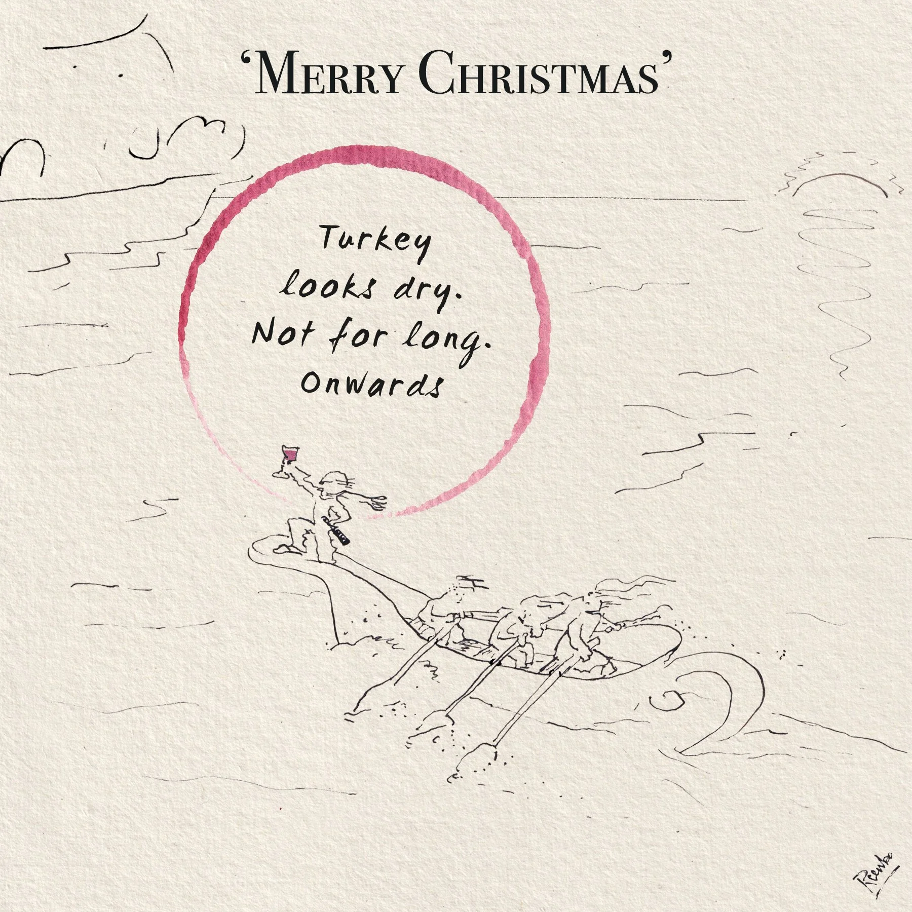 Wine Humour: Christmas Turkey