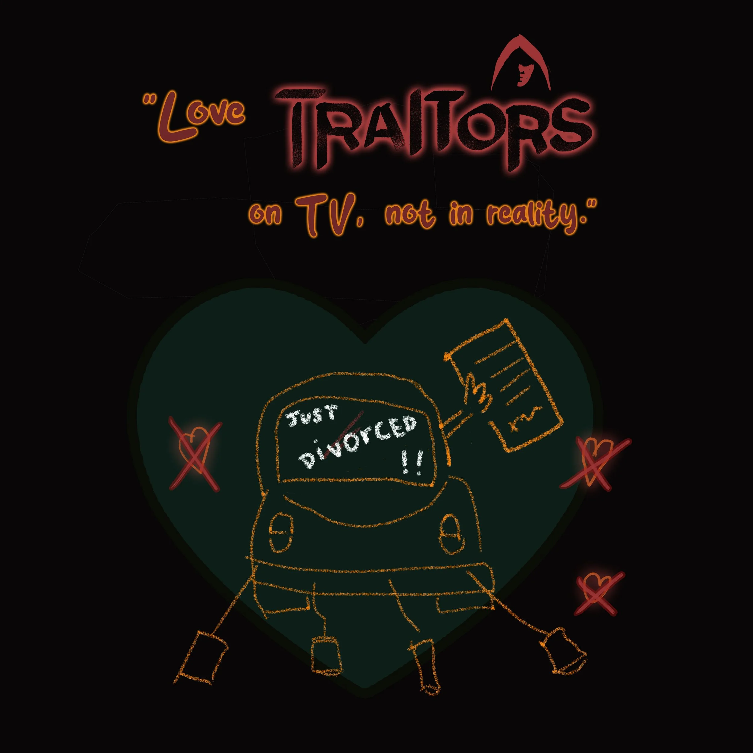 Fine Art Humour - Love Traitors