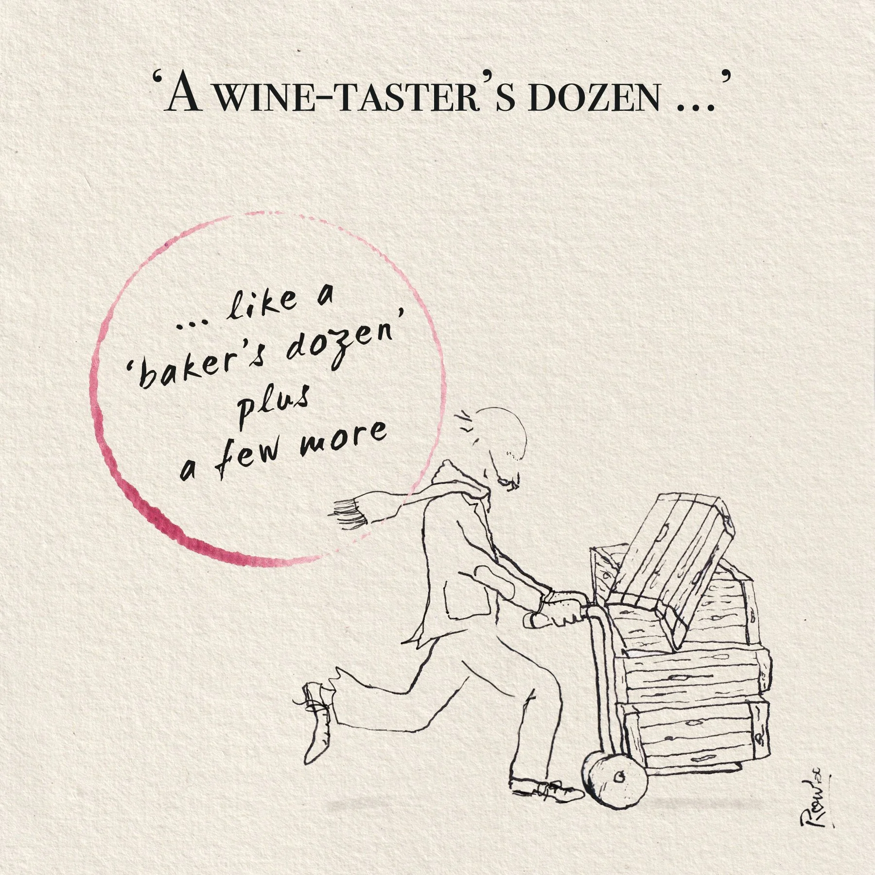 Wine Humour: Wine Taster's Dozen