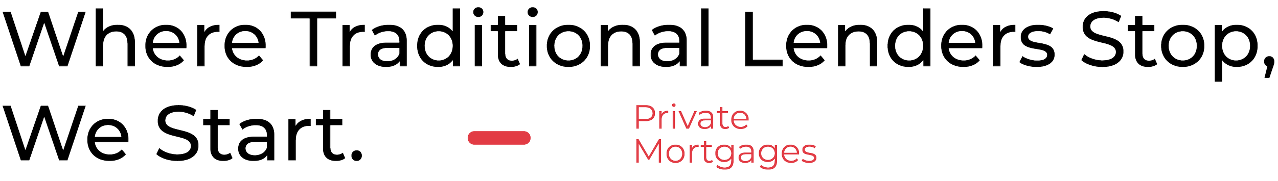 Private mortgages in The Greater Toronto Area