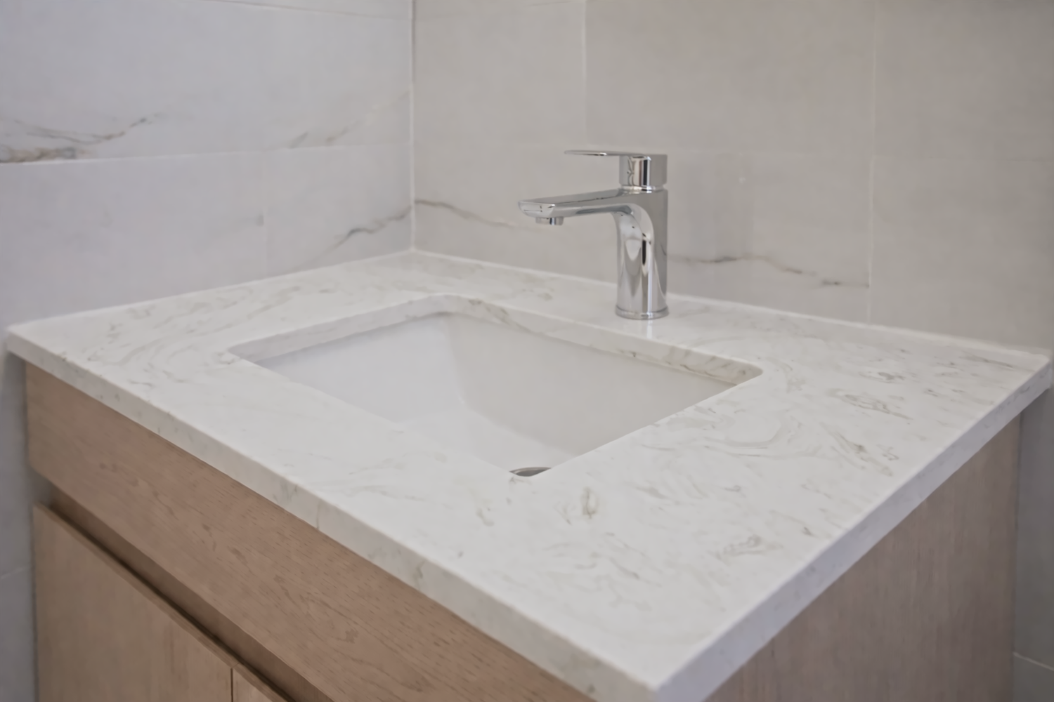 Essential bathroom sink detail