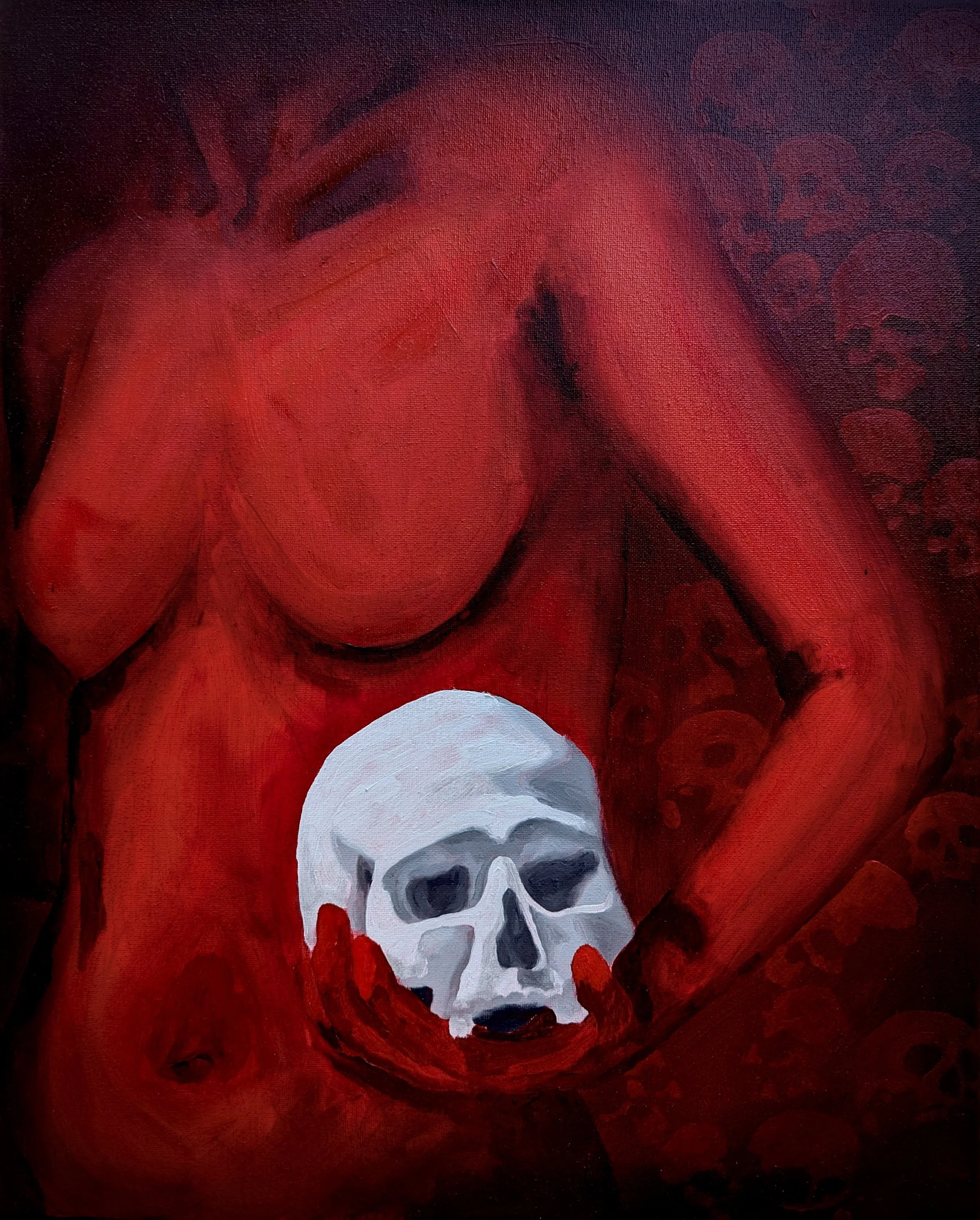 Muero - Oil on Canvas - 20” x 16”