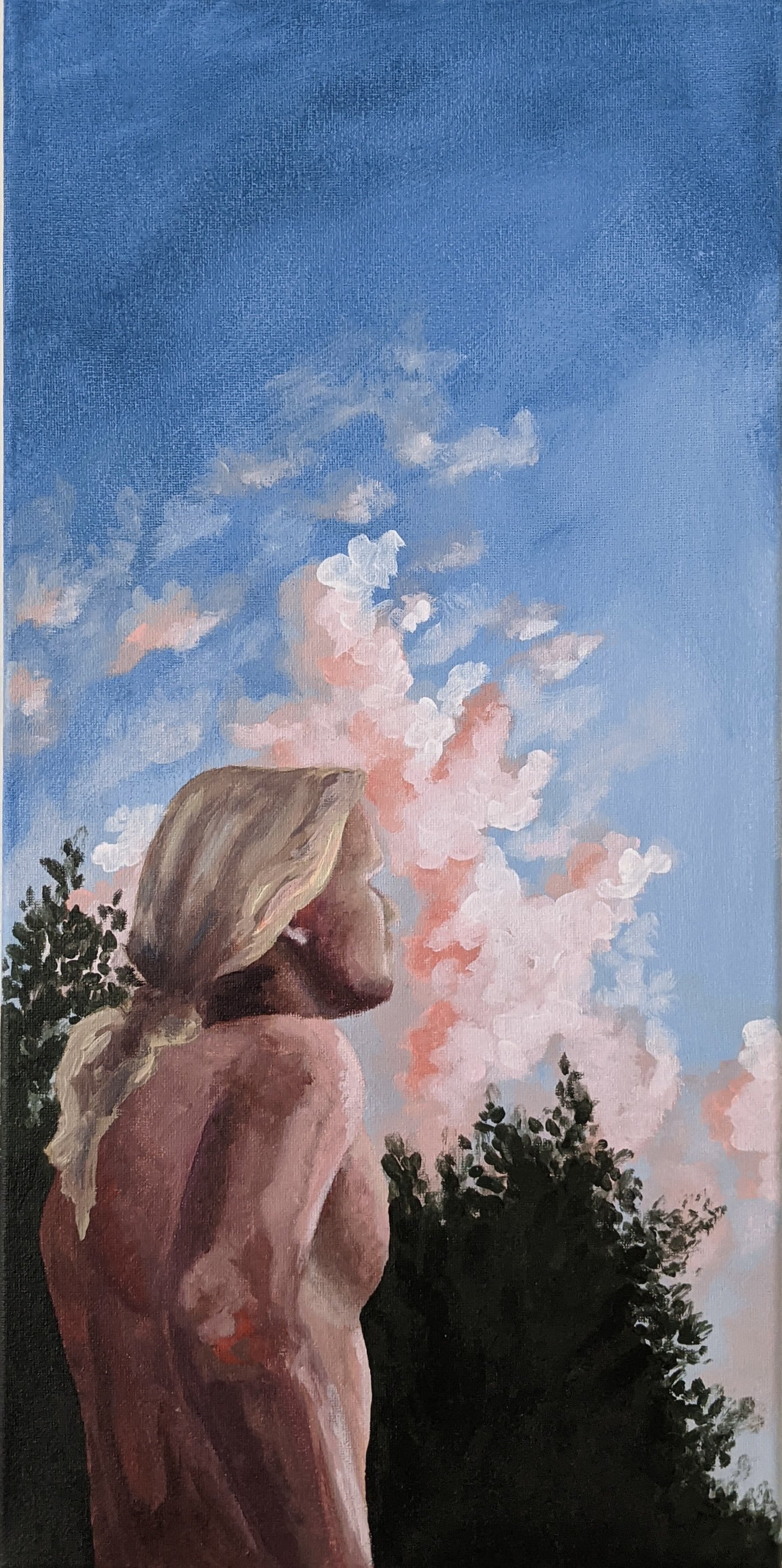 Brent in the Clouds - Acrylic