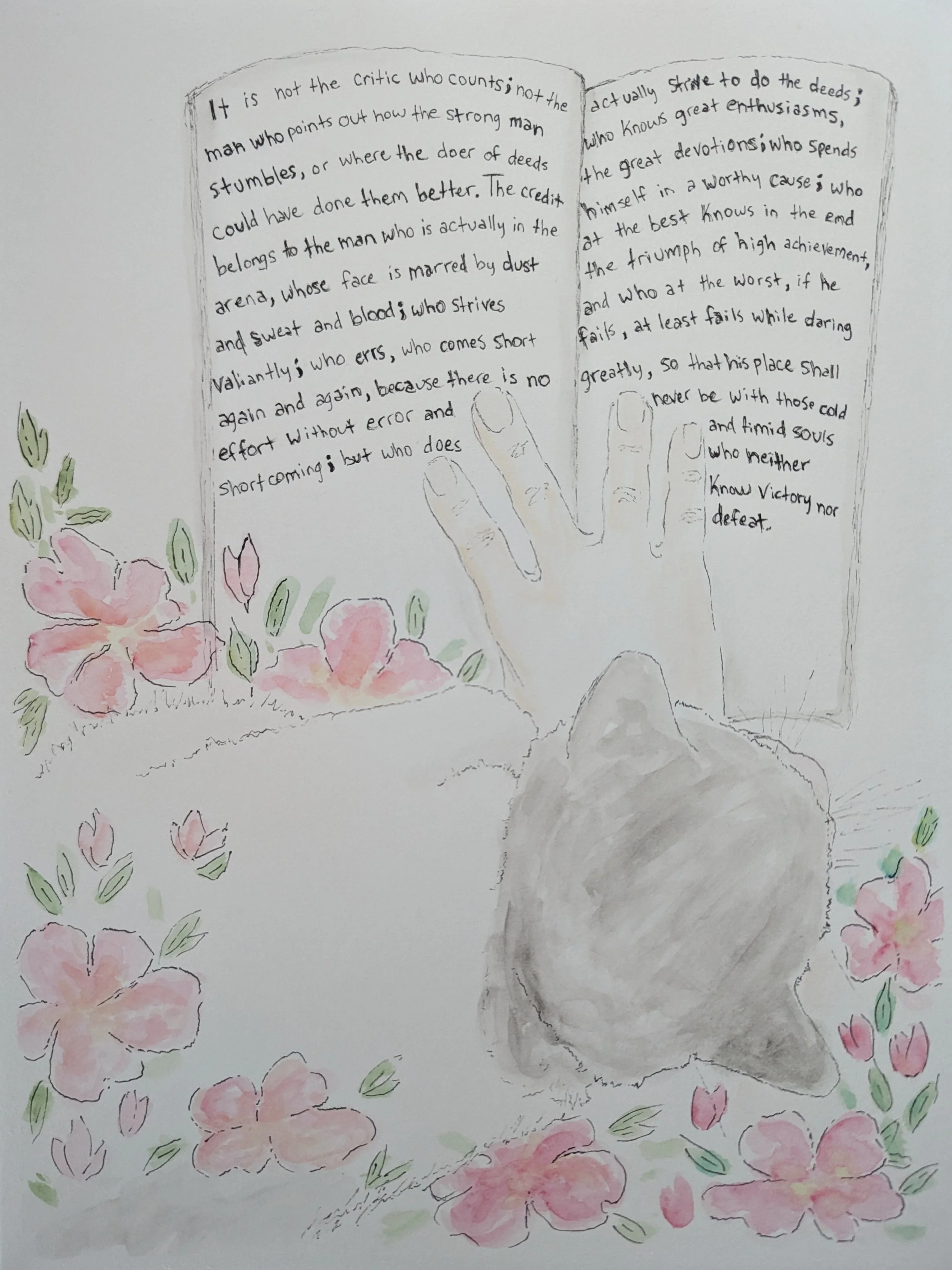 Untitled - Watercolor on Paper - 12” x 9”