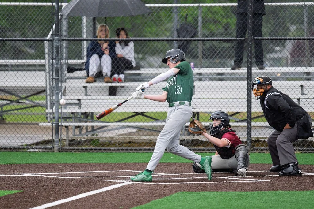 Jesuit High School baseball in game action Portland Oregon sports photography