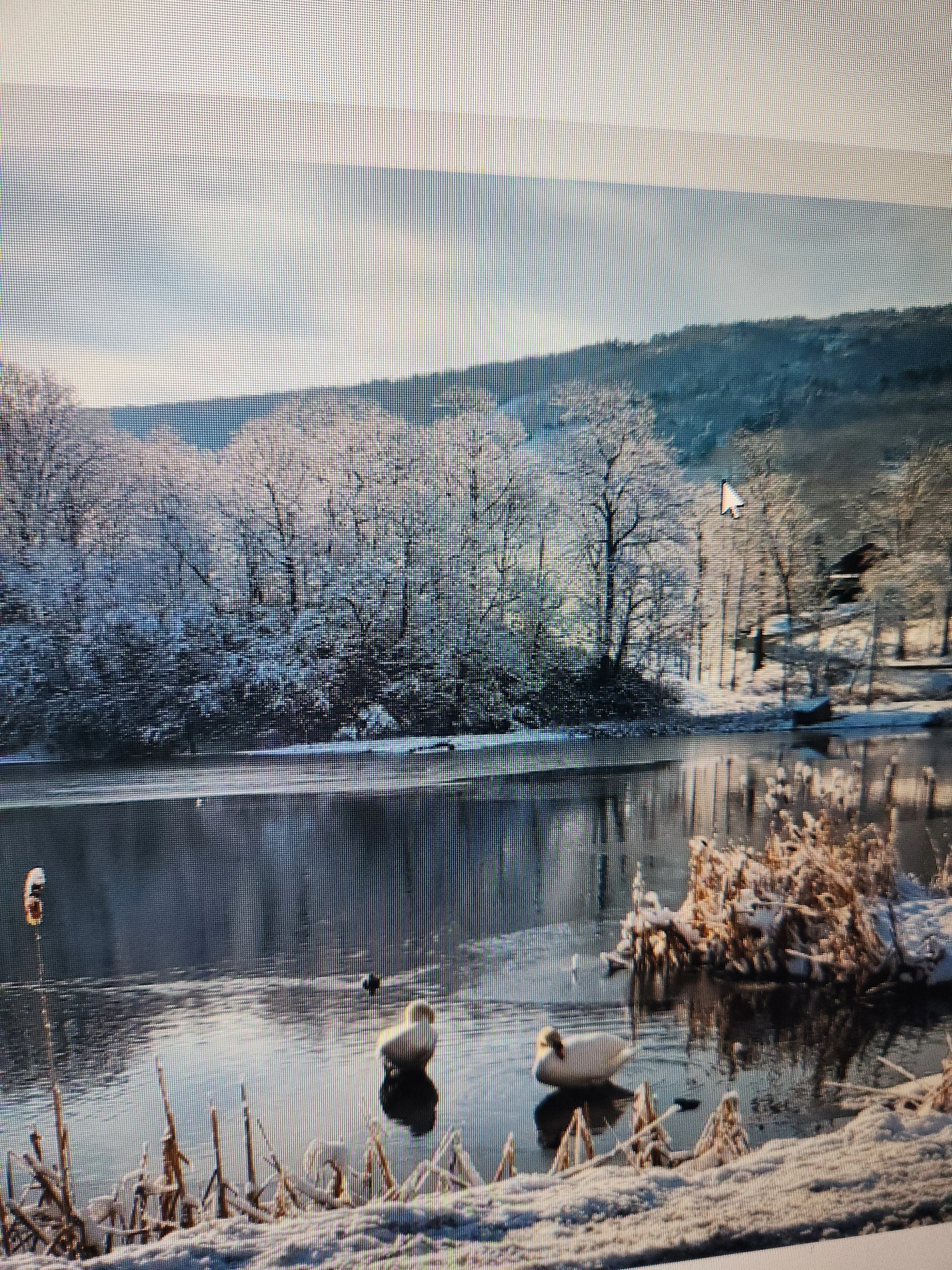 Changing seasons Camelback Mountain and the Poconos in Tannersville, Pennsylvania