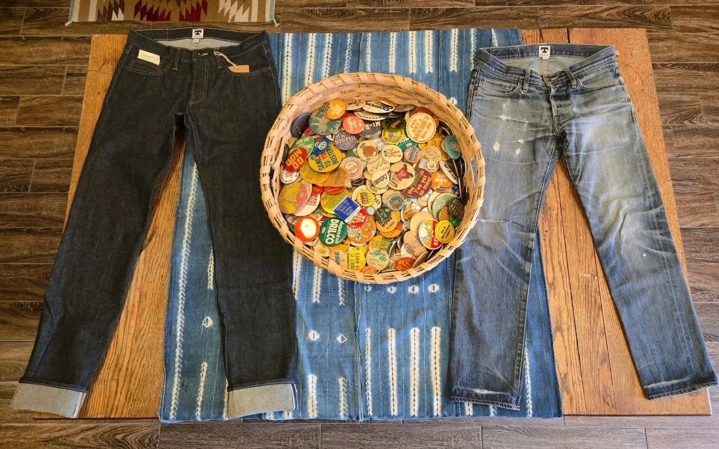 Same jeans, same fit. The only differences? Time and wear. 

@tellason is a heritage brand we choose to carry because of their commitment to high-quality basics. 

#denim #heritagewear #shopsmall