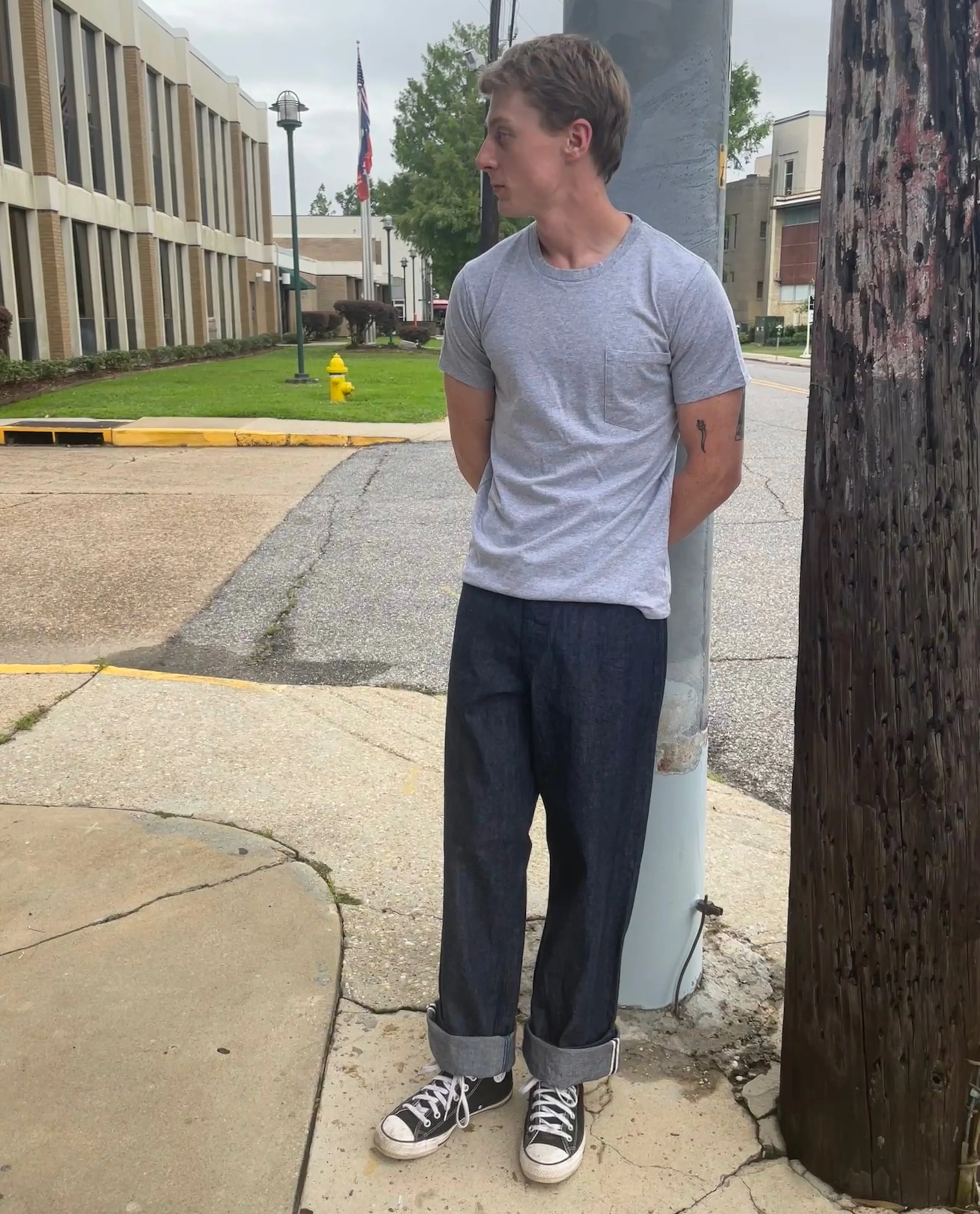 This just in: a small run of @papa_nui_cap_co &amp; @the_rite_stuff Sailor Moku Pants. This 10.5 oz reproduction selvedge denim was based on original Amoskeag samples. Amoskeag Manufacturing Company was one of the world&rsquo;s largest fabric manufac