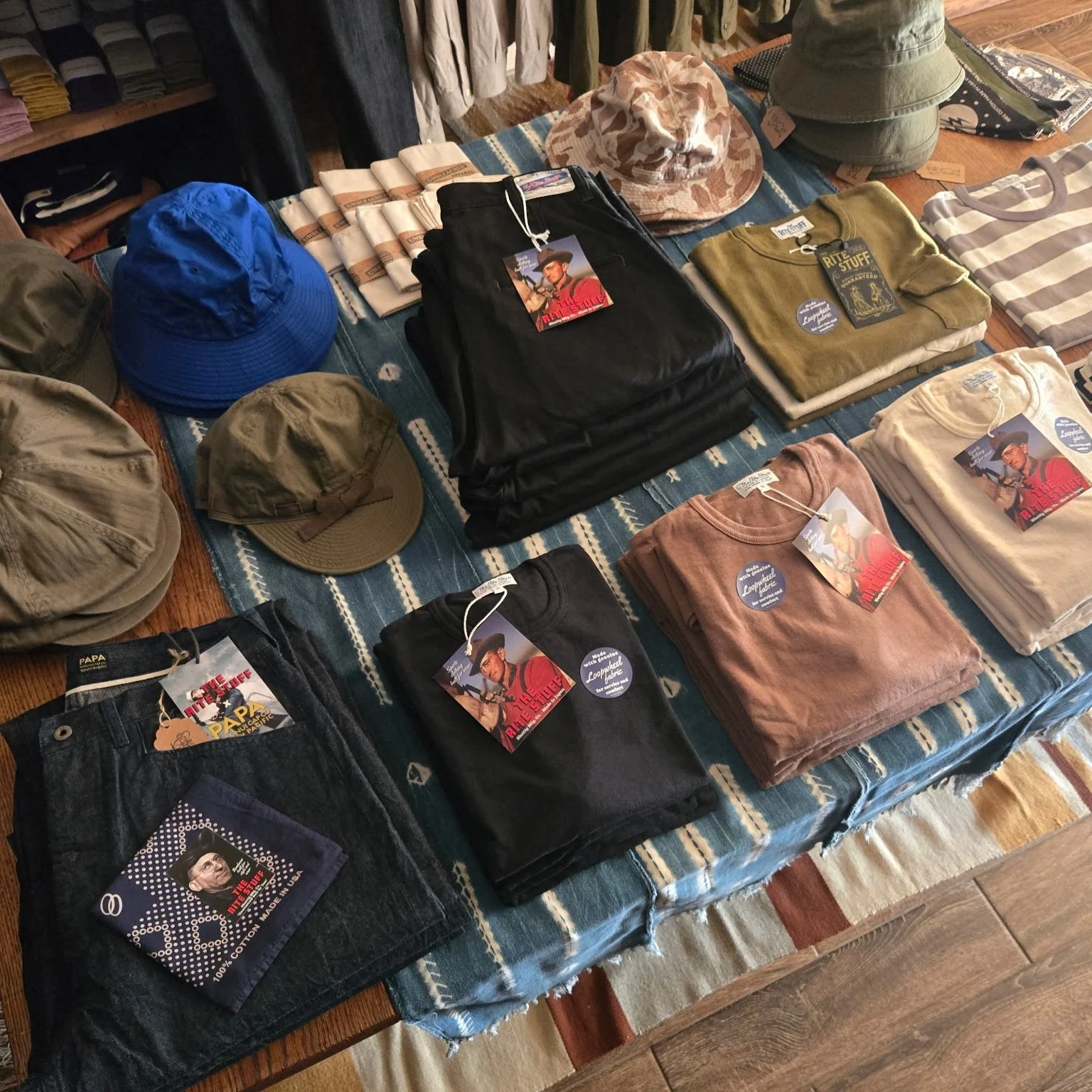 Oilman Chinos and Heavyweight Loopwheel Tees have just landed from @the_rite_stuff 

Full run of sizes available and select sizes in old stock, if you&rsquo;re searching for something special. 

Made in Japan, more details to come. 

#heritagewear #l