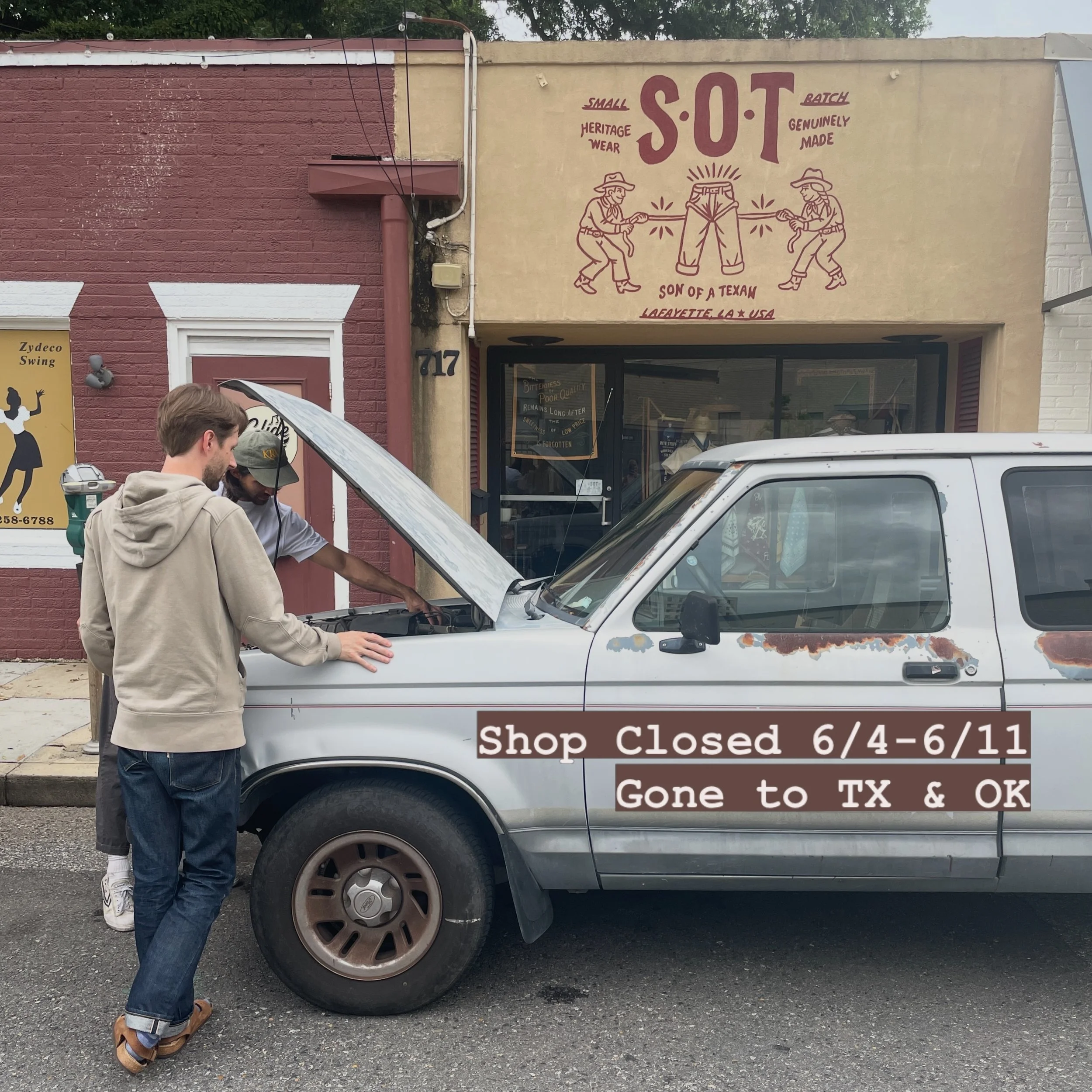Come see us before we hit the road&mdash;or roll the die and reach out. Open tomorrow, Wednesday, 6/3 and back in the saddle on Friday, 6/12. See you there!