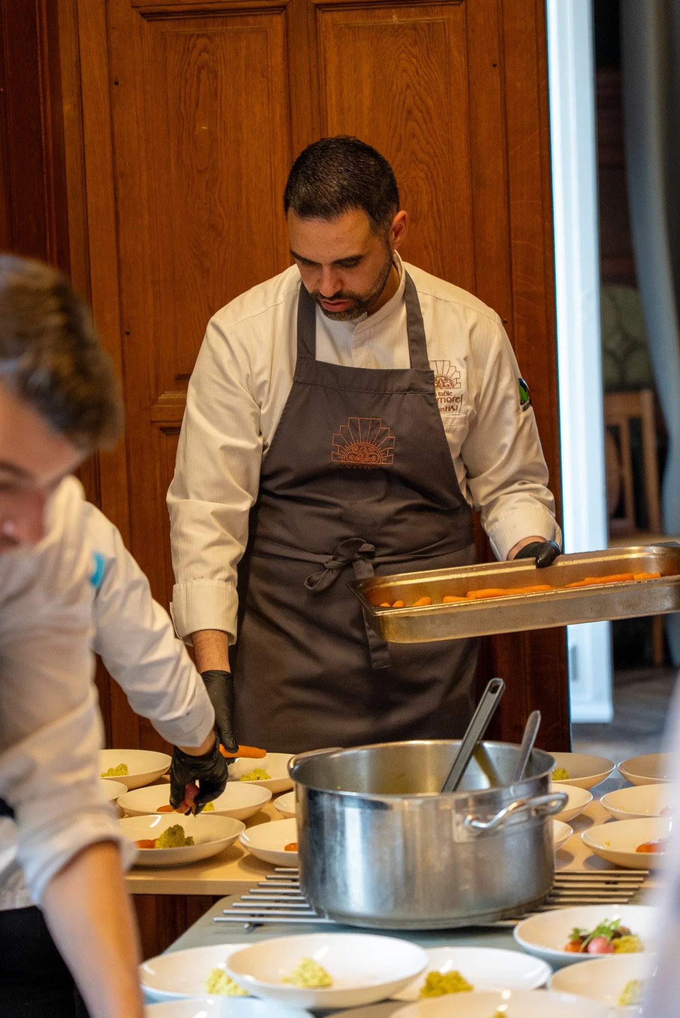 Chef Hasan Haj, cocktail à La Table Vermorel