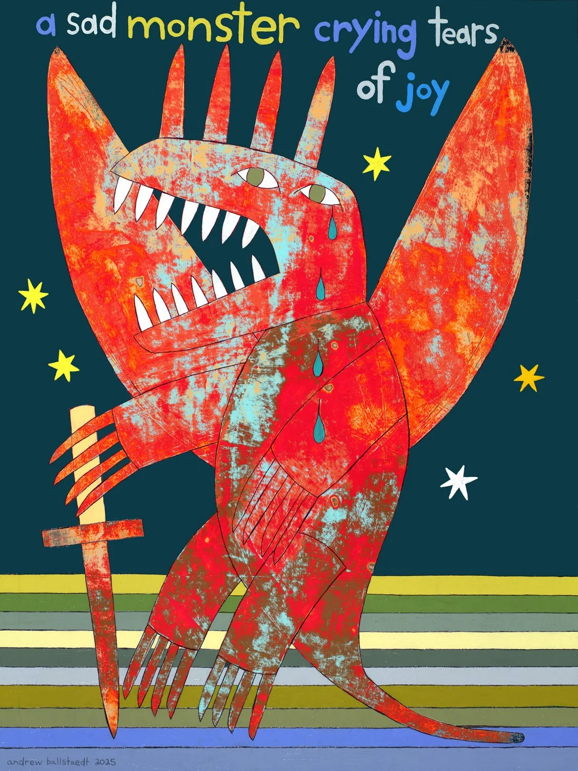 004 - A Sad Monster Crying Tears of Joy