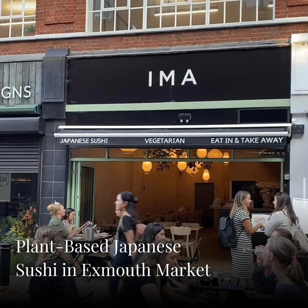 London&rsquo;s freshest sushi scene&mdash;hold the fish. 🍣
@weareima is the new vegetarian destination redefining Japanese dining in the heart of Exmouth Market. Here, seasonal vegetables take center stage in a delicate dance of umami, texture, and 