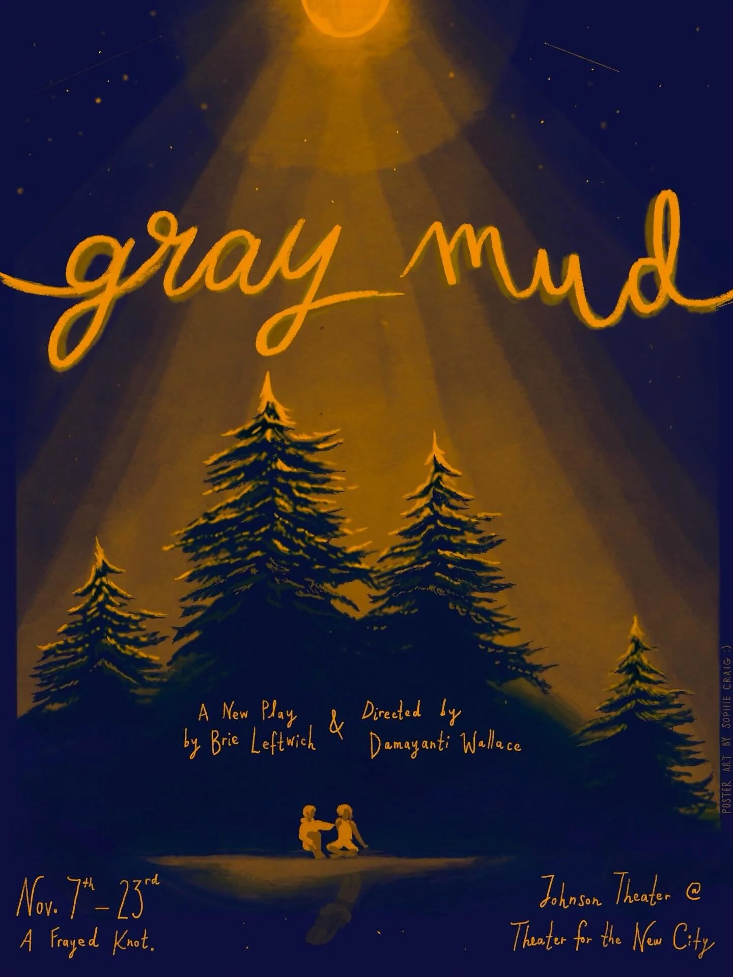 We&rsquo;re going to camp! 
GRAY MUD - A New Play by Brie Leftwich premiering this November at the Theater for the New City 
Auditions Open Now! Link in bio