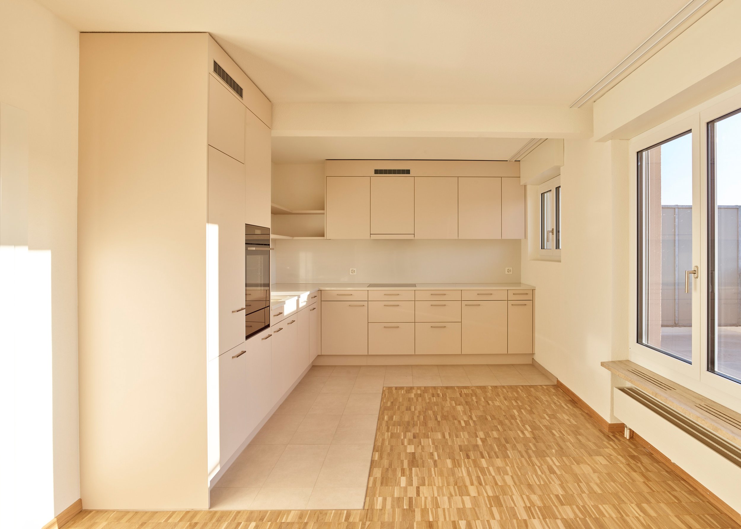 Erstvermietung Basel - Klingentalgraben 7 - Küche in der Dachwohnung